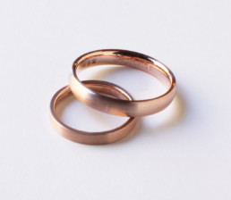 Trauringe aus Fairtrade Gold Rotgold