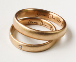 Ihre eigene Handschrift im Ring