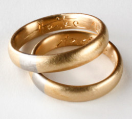 Gravurmuster für Eheringe aus öko-fairtrade Gold